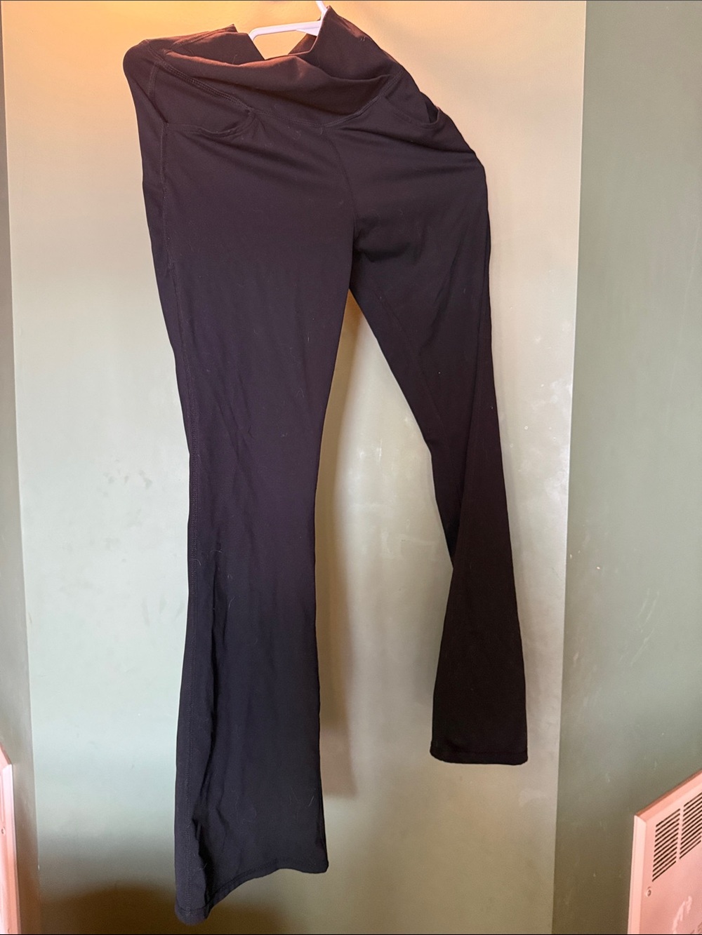 Black Flared Yoga Pants